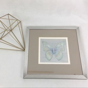 Aqua Butterfly Framed Print